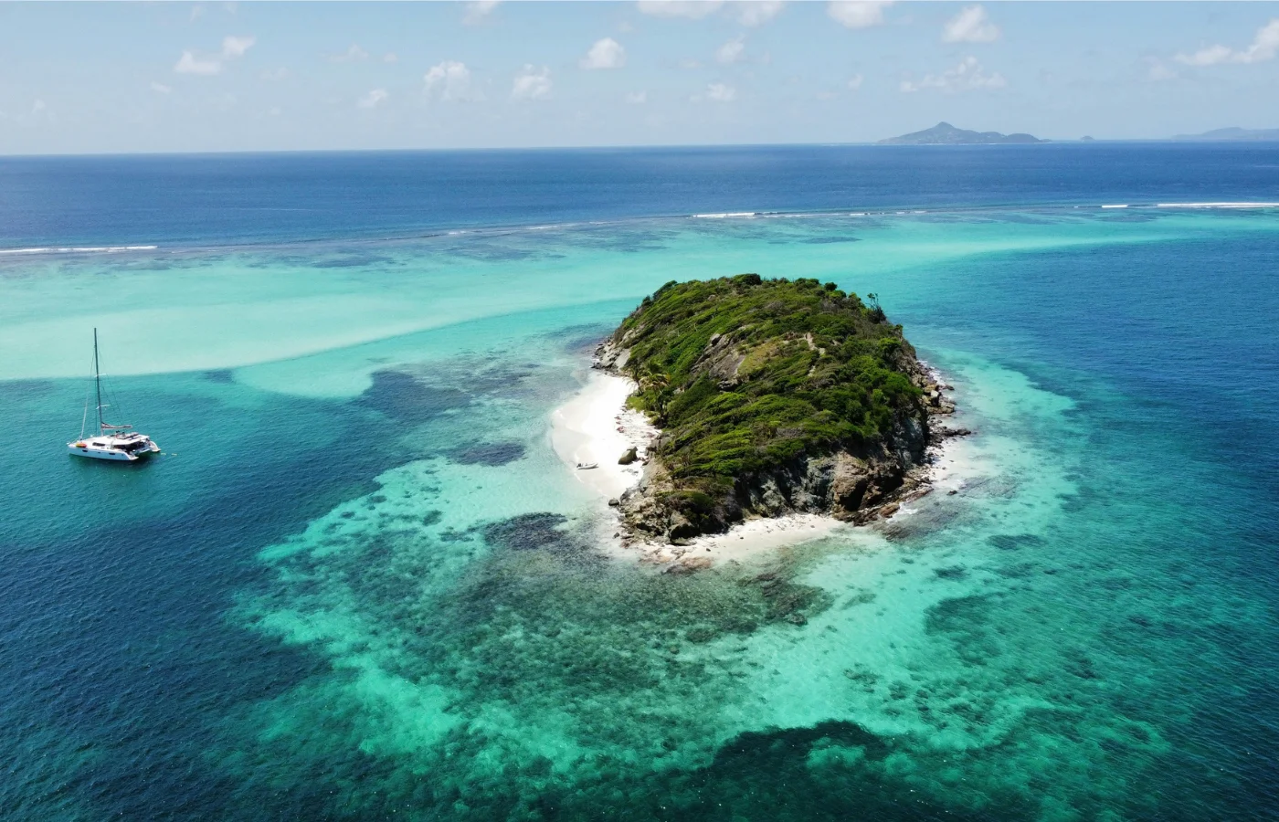 Croisière privée en catamaran aux Grenadines — voyage de noces
